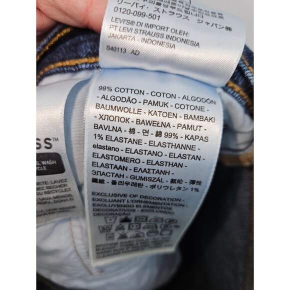 Levis 501 Original Fit Womens Sz 31 Button Fly Straight Leg High Rise Blue - Picture 13 of 13